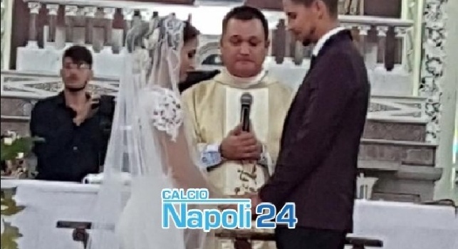 Matrimonio Jorginho, centrocampista Napoli con Natalia Leteri