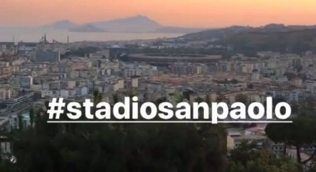 Paolo Cannavaro, maledetta nostalgia: l'ex capitano immortala il San Paolo con un tramonto mozzafiato [VIDEO]