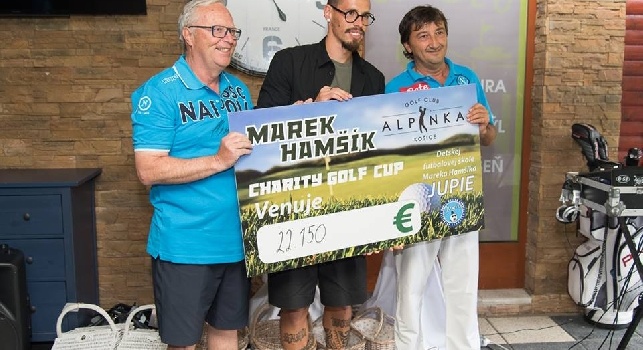 Marek Hamsik Charity Golf Cup 2017, il capitano del Napoli campione di solidarietà: tutti vestiti d'azzurro! [FOTO E VIDEO]