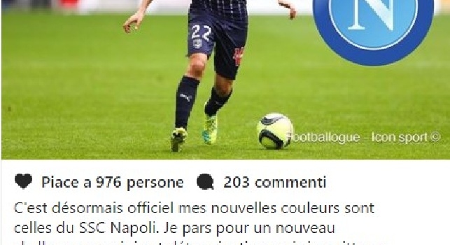 Giallo Ounas, su Instagram annuncia il trasferimento al Napoli: si tratta di un fake? [FOTO]