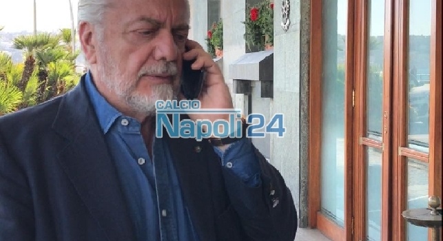 De Laurentiis torna all'Hotel Vesuvio, appuntamento con Ounas per la firma! [VIDEO ESCLUSIVO]