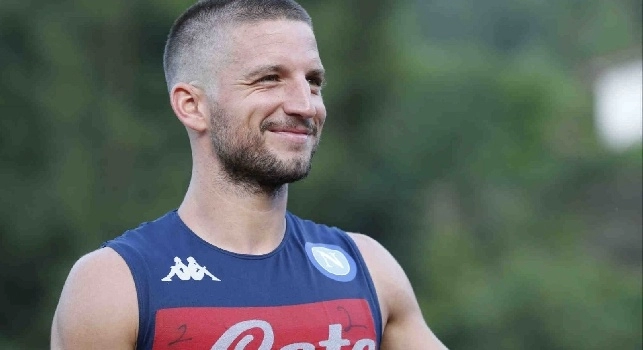 Dries Mertens con la sua nuova acconciatura