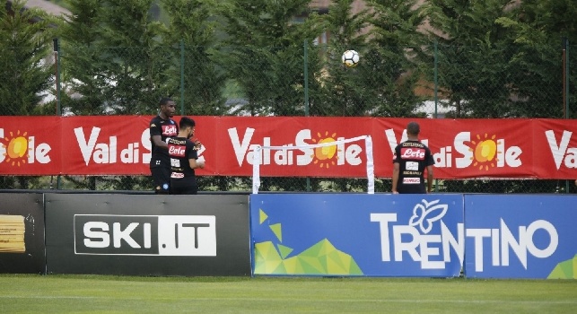 Dimaro, seduta pomeridiana: 3 azzurri giocano a calcio-tennis [FOTO CN24]