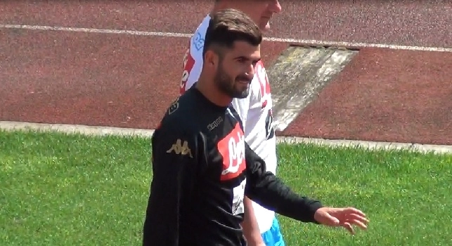 Elseid Hysaj in campo a Dimaro