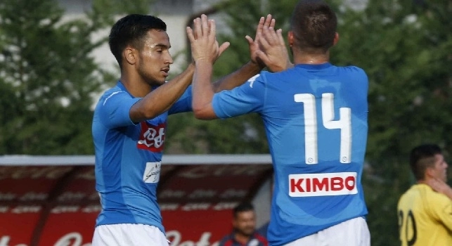 Napoli - Bassa Anaunia, Insigne e Ounas show, Milik glaciale e Mertens da urlo: gli scatti della gara [FOTOGALLERY CN24]