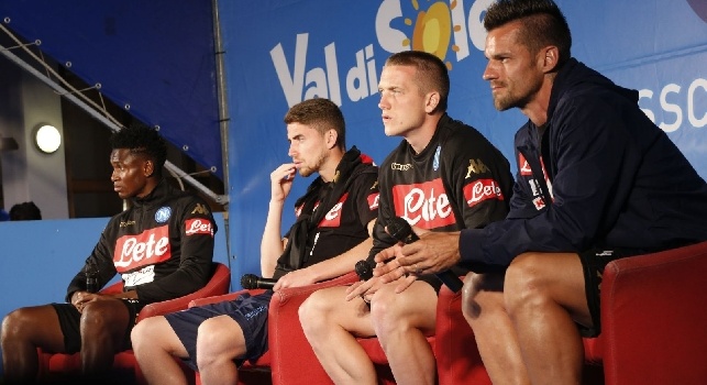 Maggio, Jorginho, Diawara e Zielinski incontrano i tifosi in Piazza Madonna della Pace