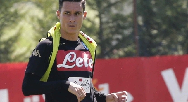 Jos&eacute; Callejon, attaccante spagnolo del Napoli