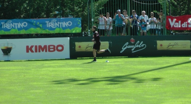 Mario Rui svolge test di velocità e atletici