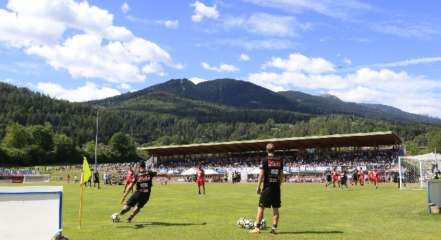 Dimaro, seduta d'allenamento mattutina: foto di Ciro De Luca per CalcioNapoli24