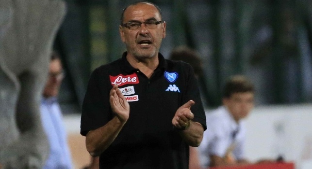Amichevole Napoli - Chievo, Sarri rivoluziona l'undici titolare: ben 7 novità rispetto alla vittoria contro il Trento