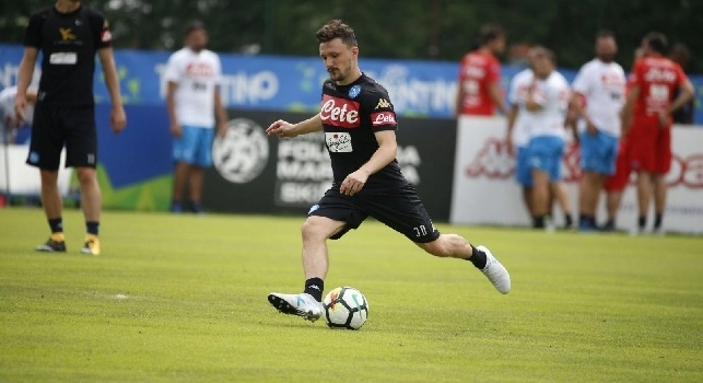 Dimaro, &egrave; la prima volta che Mario Rui si allena con la squadra: gi&agrave; a lavoro per provare la fase difensiva [FOTO CN24]