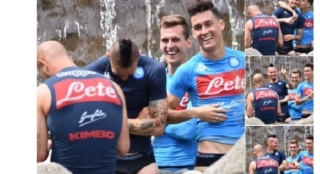 C'&egrave; tensione...: il Napoli ironizza e spegne ogni polemica [FOTO]