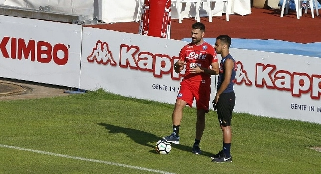 Ounas a parte, l'algerino non partecipa all'allenamento pomeridiano [FOTO CN24]