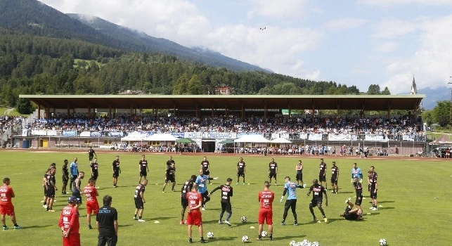 Dimaro, giorno 18: seduta d'allenamento mattutina