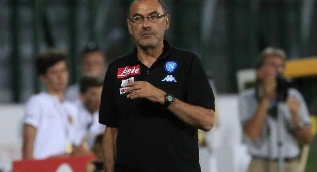 Napol-Chievo, via al secondo tempo: sette cambi per mister Sarri