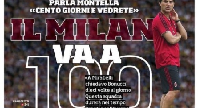 Corriere dello Sport in prima pagina: "Mago Ounas strega il Napoli, Sarri applaude" [FOTO]