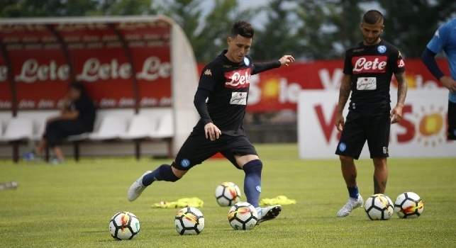 Callejon imita Mertens: che magia in partitella, gol spettacolare! [VIDEO]