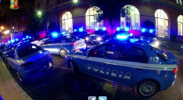 Roma-Lazio, sassi e bottiglie contro la Polizia nel post-partita