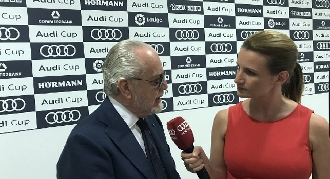 De Laurentiis: Audi Cup torneo prestigioso: utile inoltre per prepararci al meglio per i preliminari Champions
