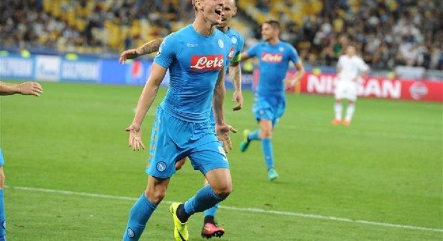 Oggi avvenne - La SSC Napoli ricorda il primo gol in maglia azzurra di Arek Milik contro l'Herta Berlino