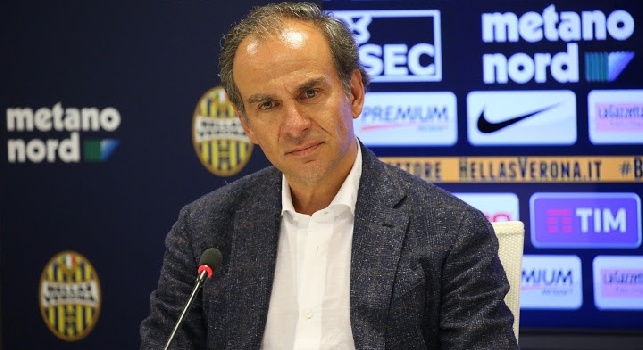 Verona, il Ds Fusco: Il Napoli per noi è un riferimento! Cinque squadre per lo scudetto, intrigato da Pecchia vs Sarri...