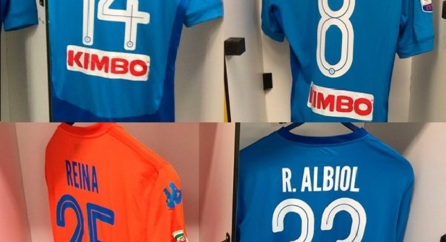 Hellas Verona - Napoli, i ragazzi di Sarri in maglia azzurra