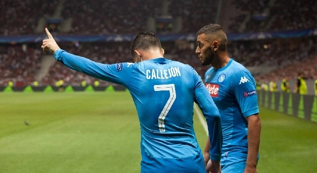 Ghoulam omaggia Callejon