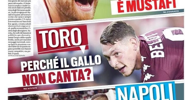 Prima pagina TuttoSport: Napoli, Callejon-Insigne: sì, è Champions! [FOTO]