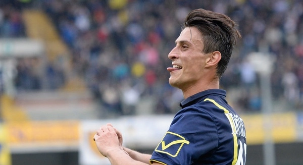 Roberto Inglese, attaccante del Napoli in prestito al Chievo Verona