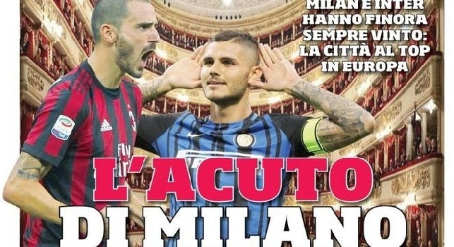Corriere dello Sport, la prima pagina: &ldquo;L'acuto di Milano&rdquo; [FOTO]