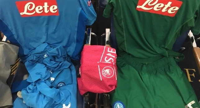Le maglie di questa sera