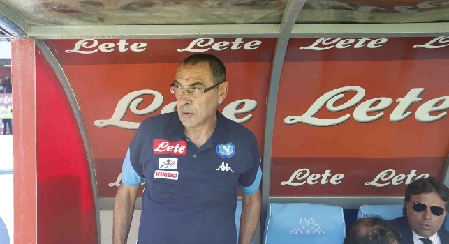 Maurizio Sarri, Napoli-Benevento 6-0 Serie A