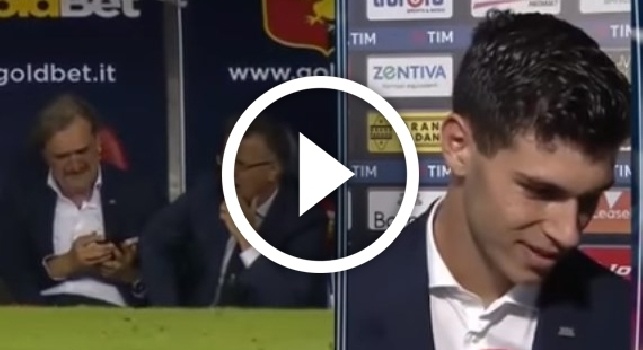 Genoa, il 2001 Pellegri segna due gol: il padre piange a dirotto in panchina, lui s'emoziona in diretta! [VIDEO]