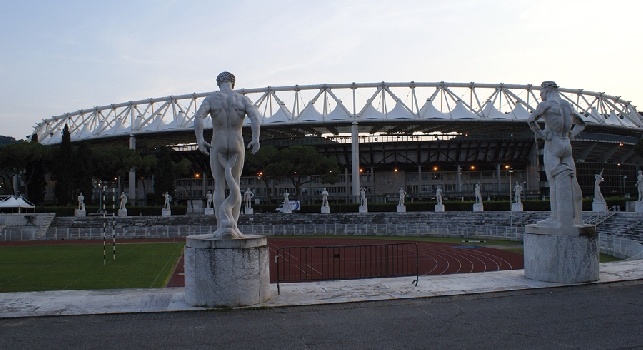 Lazio-Napoli, Olimpico blindato dalle 15: disposti divieti di sosta negli spazi antistani