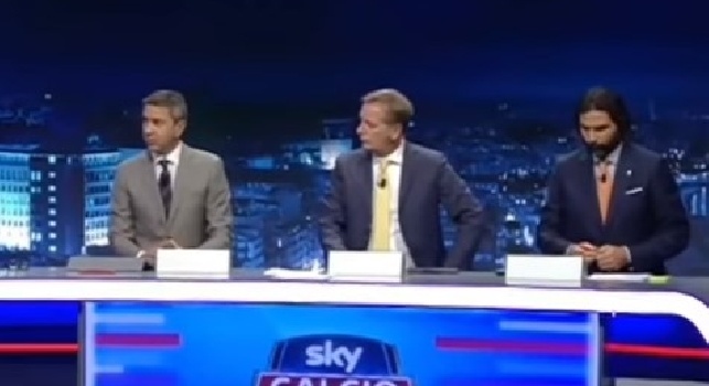 Costacurta, De Grandis e Adani negli studi di Sky Calcio Show