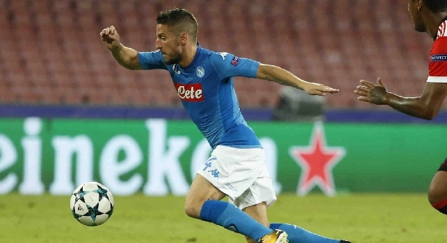 Dries Mertens &egrave; un calciatore belga, ala o attaccante del Napoli e della nazionale belga