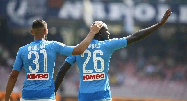Koulibaly in mixed zone