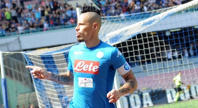 Marek Hamsik a segno con il Cagliari