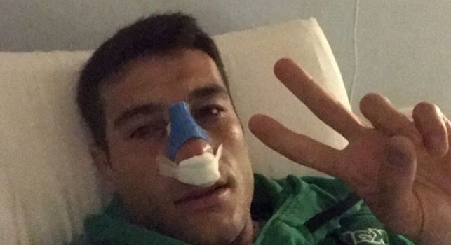Sassuolo, che botta per Peluso: costretto all'intervento al naso, sfotte Chiellini [FOTO]