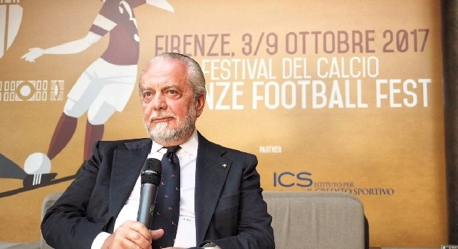 Aurelio De Laurentiis al Festival del Calcio di Firenze
