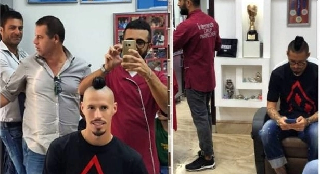 Hamsik dal barbiere, Allan si unisce: Domani tocca a me fratm! [FOTO]
