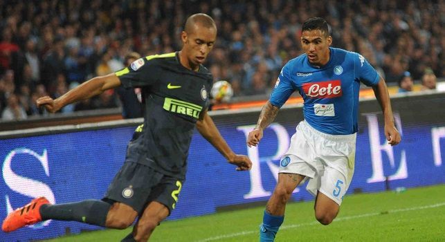 Allan migliore in campo in Napoli-Inter