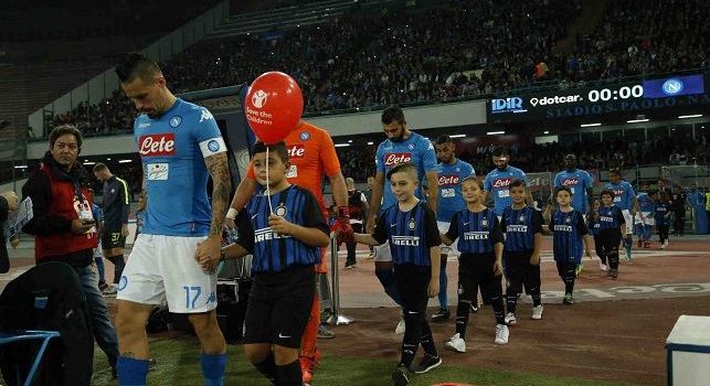 Napoli-Inter, il piccolo Ciro ospite degli azzurri: due doni dopo il dramma del terremoto di Casamicciola