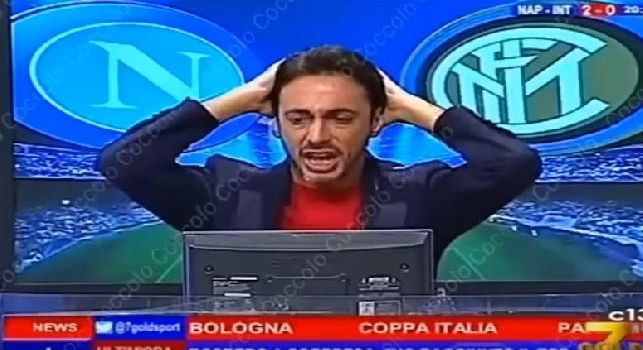 L'Inter pareggia a Napoli, ma a 7 Gold festeggiano come fosse una vittoria: Applausi a Spalletti, che impresa! [VIDEO]