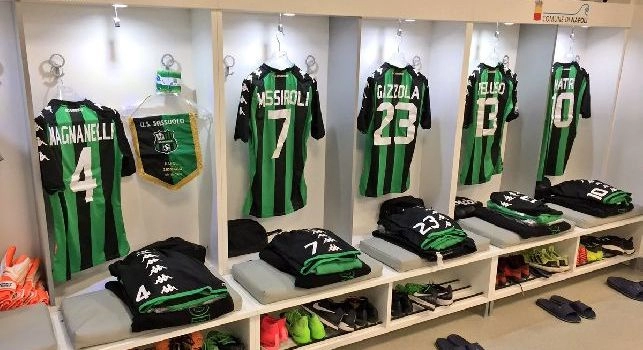 Napoli-Sassuolo, gli ospiti svelano il colore della maglia di oggi [FOTO]