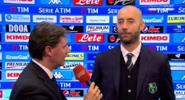 Napoli - Sassuolo 3-1, intervista Christian Bucchi Mediaset