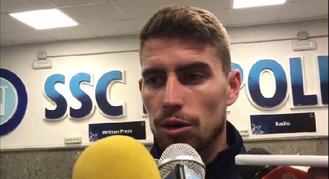 Jorginho in mixed: Qualificazione? C'&egrave; speranza e ci crediamo: vogliamo sei punti. Sull'uscita di Ghoulam e l'episodio del rigore con Mertens... [VIDEO CN24]