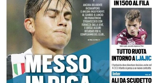 Tuttosport, la prima pagina: City spietato, ahi Napoli gli ottavi sono un miraggio [FOTO]