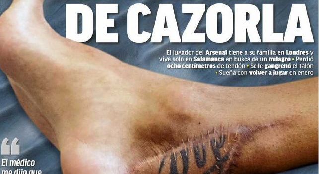 La brutta ferita di Cazorla