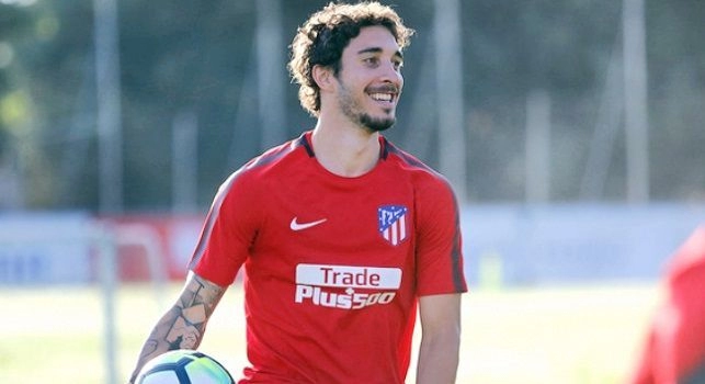 Vrsaljko con la maglia dell'Atletico Madrid